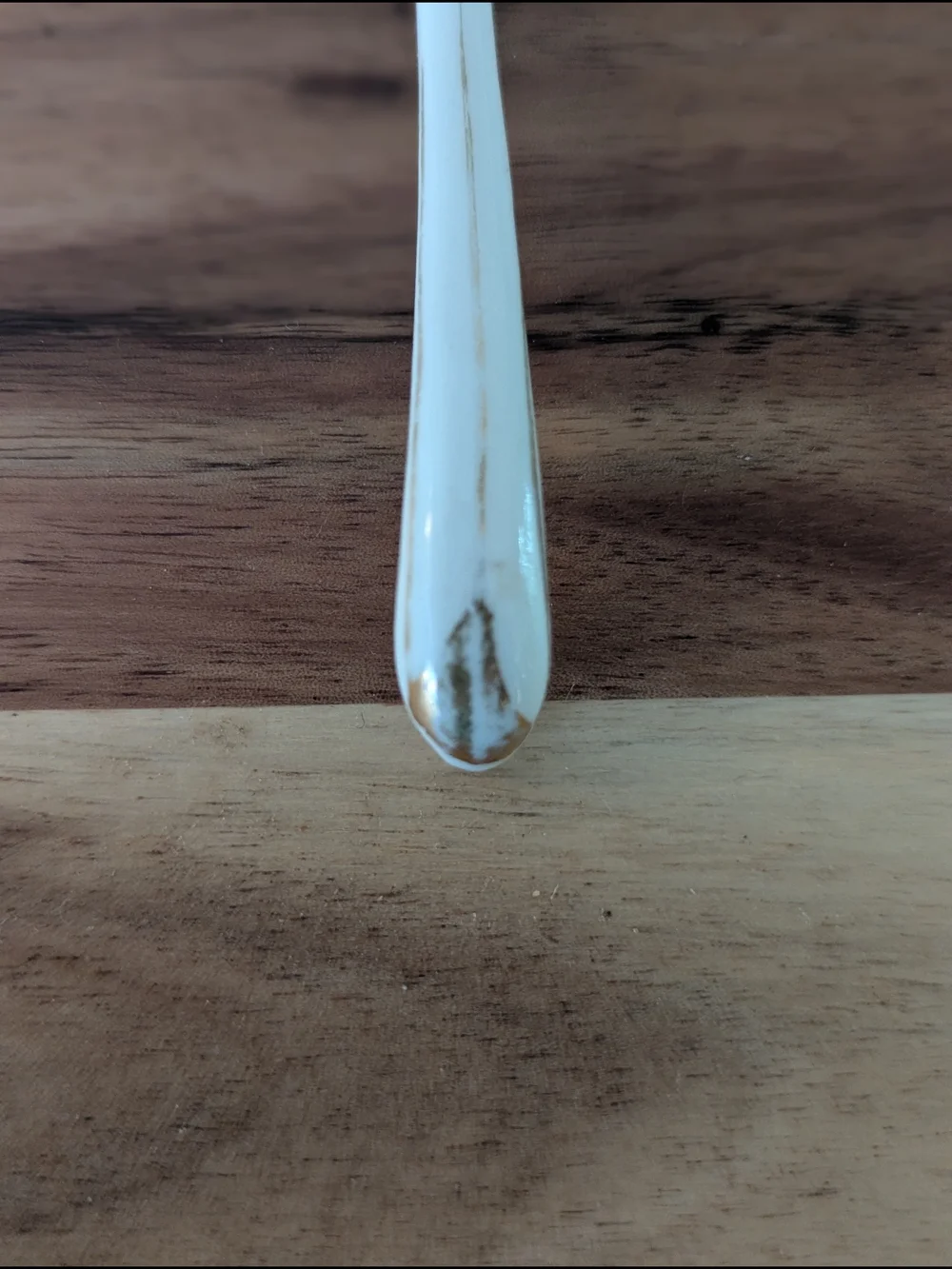 Nippon Hand Painted Porcelain Condiment Spoon Mayonnaise Ladle Rising Sun
